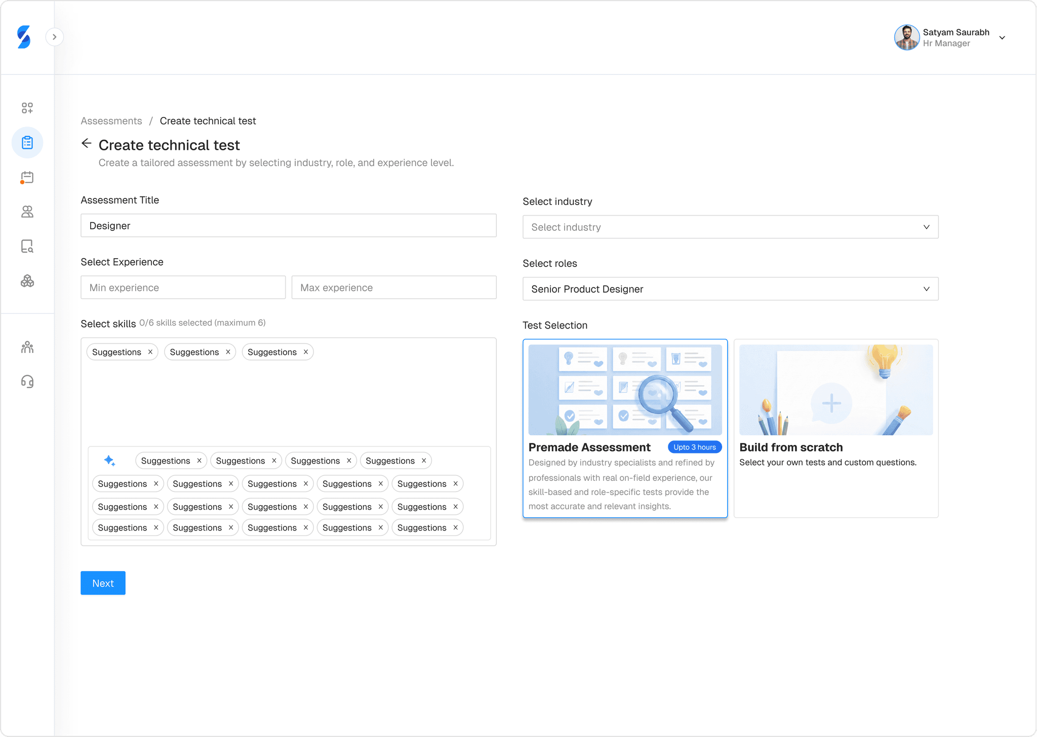 IT assessment workflow preview