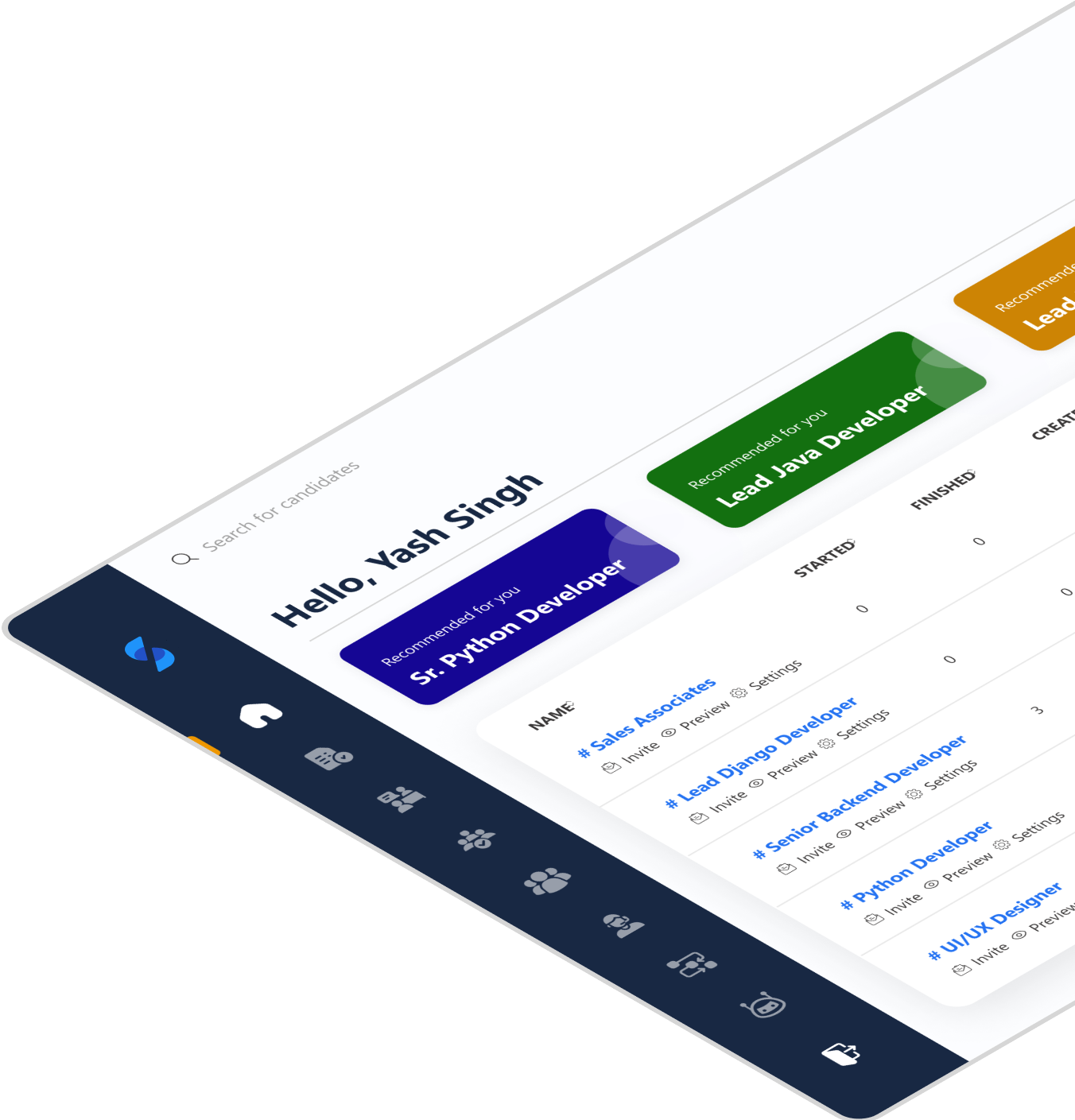 SkillSauce platform interface demonstration